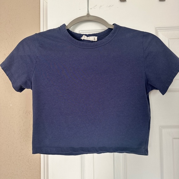 Cotton On Blue Crop Top - Picture 1 of 2
